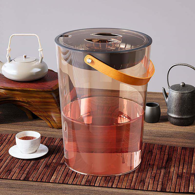茶水桶废水桶家用茶台接泡茶专用垃圾桶茶桌大容量排水茶桶茶渣桶