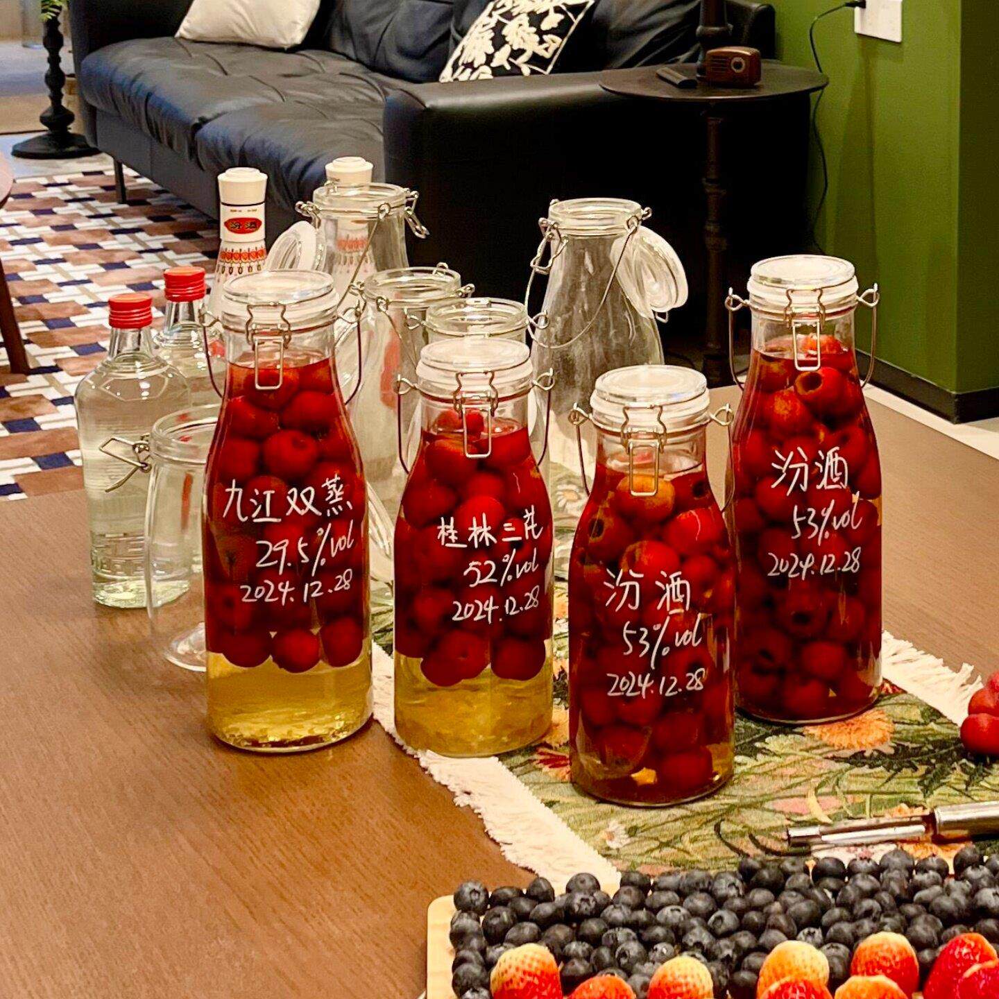 【家居好物】玻璃泡酒瓶食品级密封瓶装甜酒酿的罐子青梅酒瓶空瓶