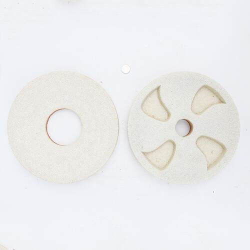 白刚玉300型砂轮平面磨床砂轮磨浆机商用豆浆机配件磨盘厂家