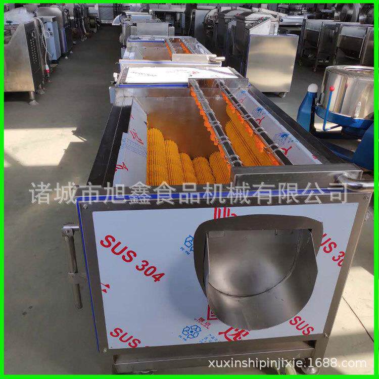 生姜毛辊去皮清洗机商用全自动大型毛辊去皮各种尺寸均有现货直发