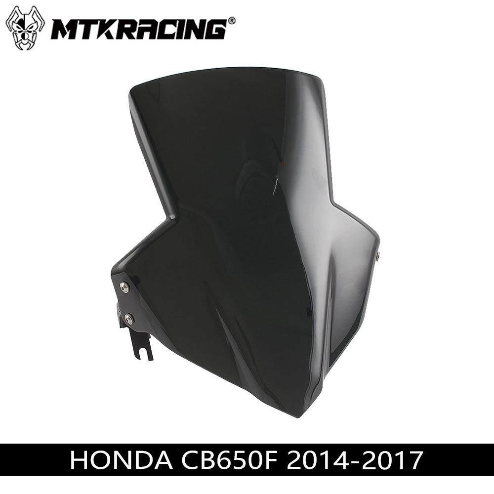 适用HONDA CB650F 2014-2017改装专用前挡风玻璃导流罩挡风镜配件