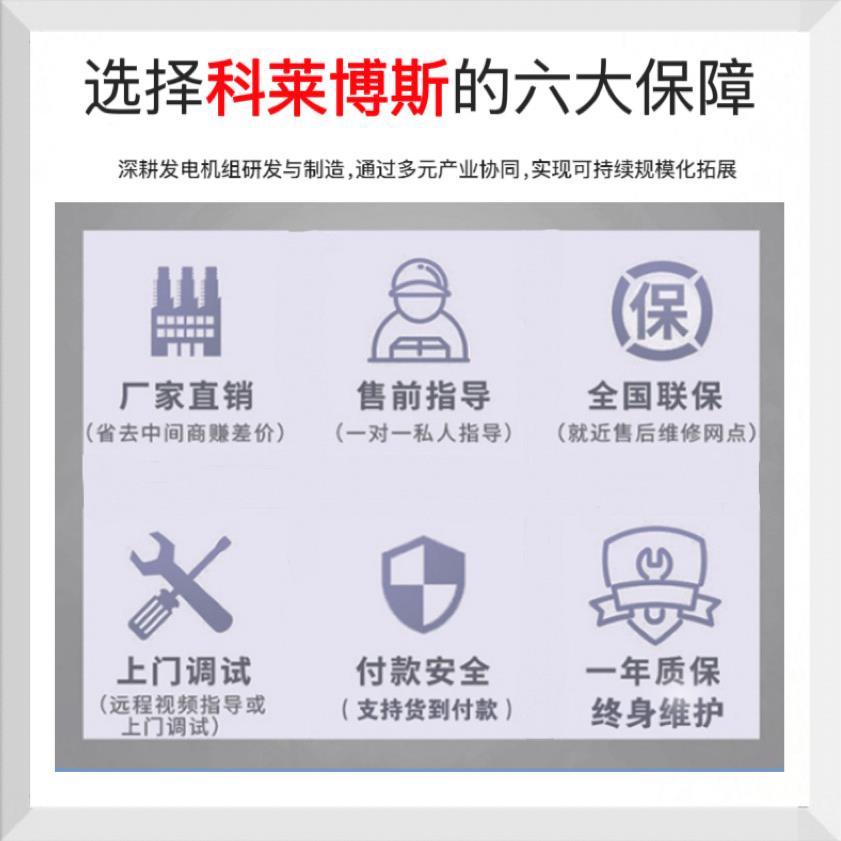 柴50KW柴箱油发电机组足功6105ZD柴潍电率静音型全铜无刷柴油发机厂家