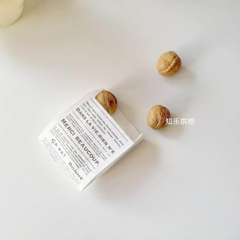 100迷你小一次性ins风烘焙防油纸袋打包袋饼干薯条炸鸡铜锣烧外卖