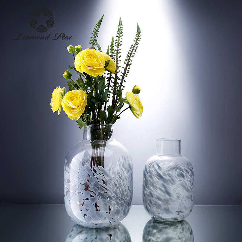 吹小口玻璃摆放装饰插花轻家居花瓶人工创意现代水培制 软大肚奢,家居饰品,花瓶,淘宝优惠券,粉丝福利购,淘宝优惠卷