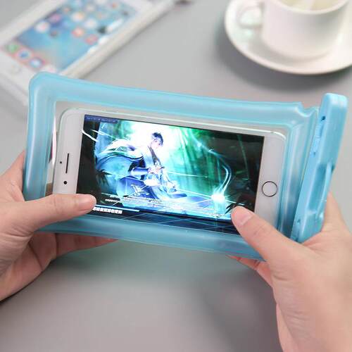 PVC Thickened Phone Protector Case with Rope, Dual Airbag Sw
