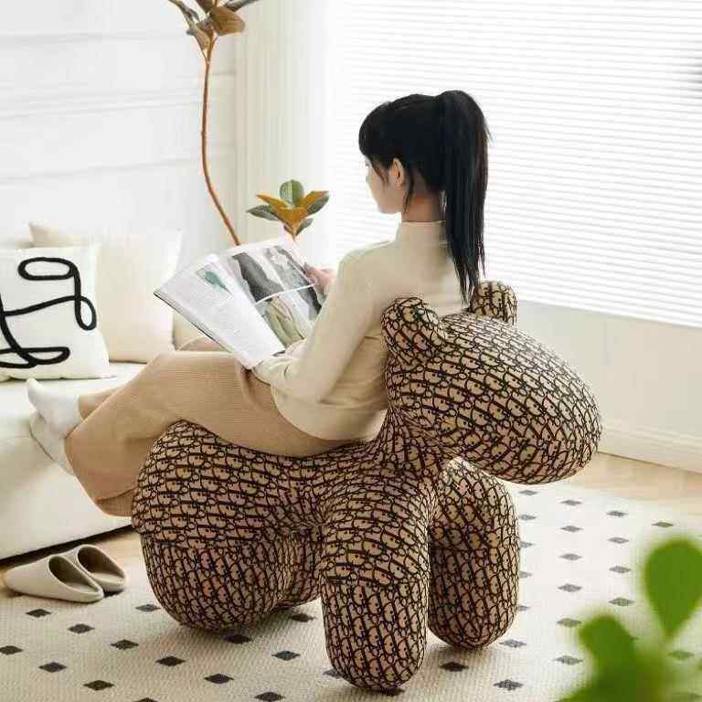 鹏音伴小马 椅 子创意网红客厅沙发动物座 椅 休闲卡通PonyChair儿童换鞋凳摆件饰品