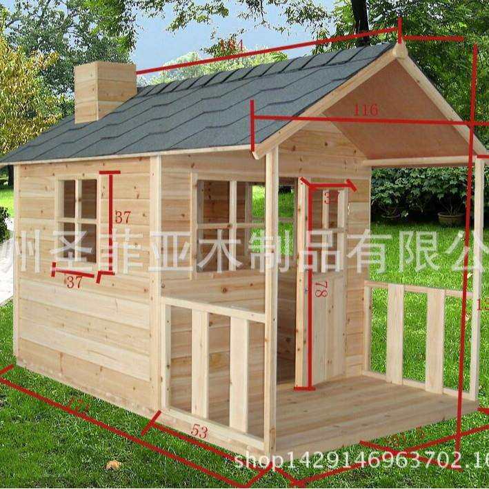 儿童野外公园景区游玩木屋户外防腐度假村别墅双层带瓦片木屋