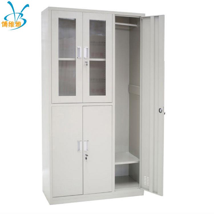 办家具A+款钢制件柜 铁皮文柜 书柜更衣物BWY-2000柜公 现货可储