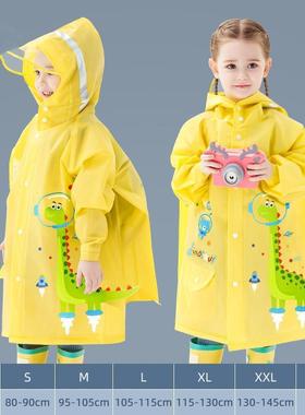 Kids Raincoat Waterproof Rain Poncho Cartoon Unicorn Dinosau
