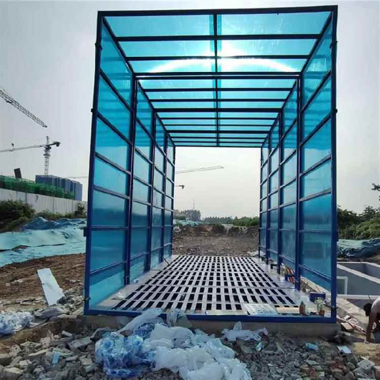 djesui08建筑工程地洗轮机全自工动洗冲平台洗车台感应洗洗车槽车