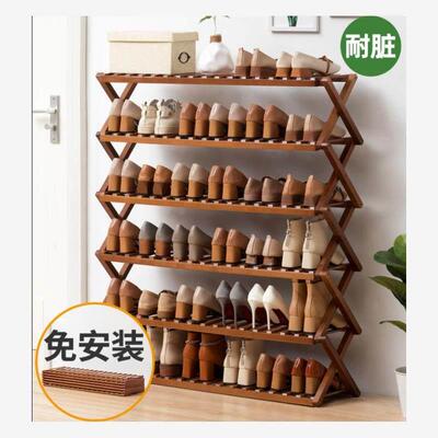 Installation free simple shoe rack folding shoe cabinet 鞋架
