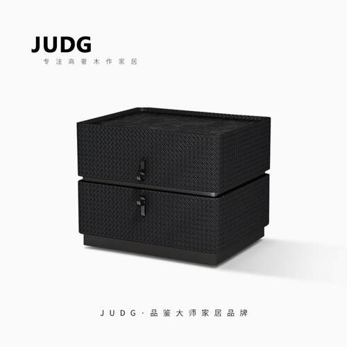 床头柜意式极简现代简约高端设计师卧室家用床边储物柜新款
