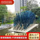 不锈钢雕塑水景镜面羽毛雕塑城市地标校园林抽象铁艺镂空发光金属
