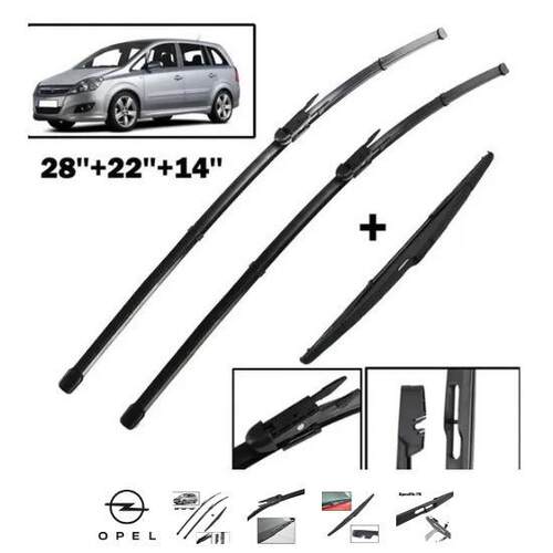 适用于欧宝 Zafira B2005-2011前后雨刮器雨刷挡风玻璃雨刷雨刮片