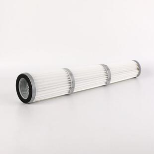 Φ120*600聚酯纤维无纺布空气滤芯 喷粉涂适用真空上料机空气滤筒