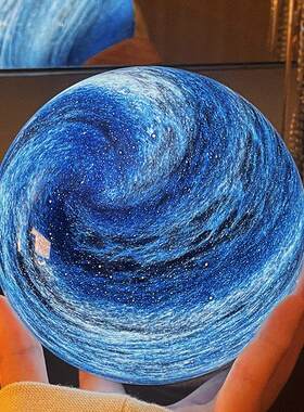 星球灯桌面摆件玻璃月球灯小夜灯氛围家居卧室毕业礼物房间装饰品