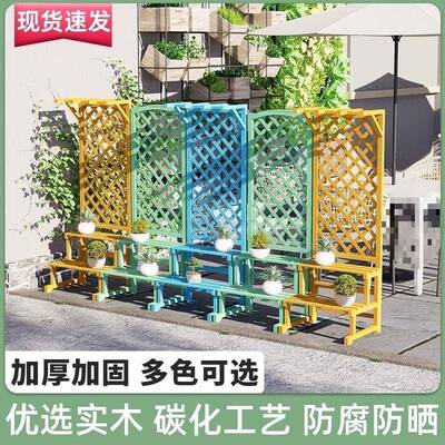 木多新款户外庭院花盆架室酒内餐厅实店大层堂AL100261花架隔断浅
