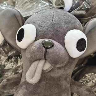 吉娃娃小狗公仔挂件chihuahua黑色搞笑创意呆萌可爱卡通玩偶礼物