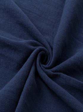 棉麻布料衣料复古男女装秋冬面料厂家直销现货12X15支亚麻棉