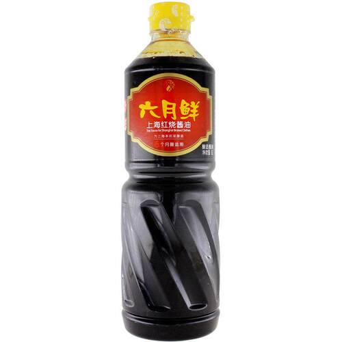 欣和六月鲜上海红烧酱油1L非基因改造特级酿造酱油上色老抽天然