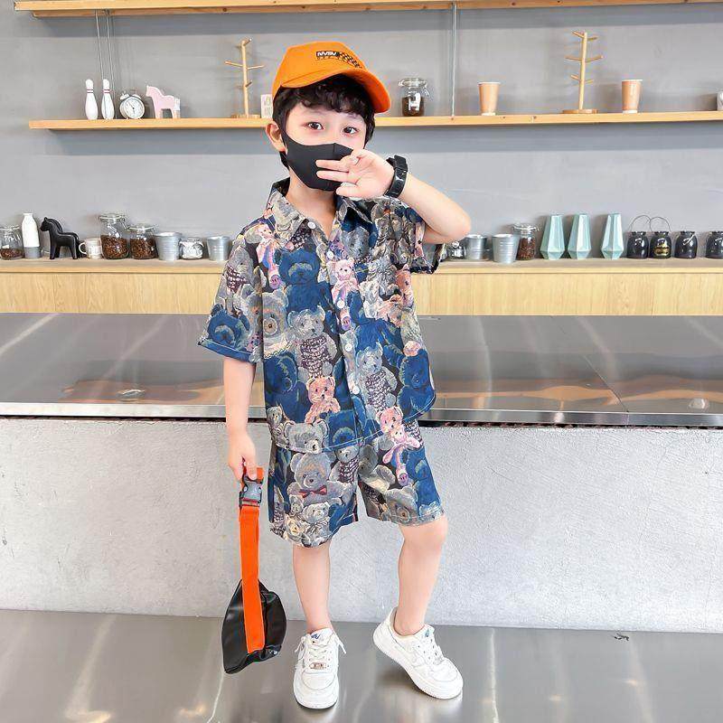 男童夏装套装2025新款男孩炸街港风花衬衫短裤两件套休闲儿童衣服,童装/婴儿装/亲子装,普通外套,淘宝优惠券,粉丝福利购,淘宝优惠卷