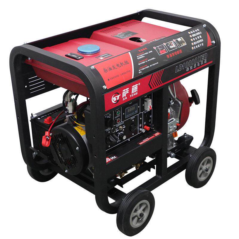 柴油发电机组家用220v小型15千瓦/6/8千瓦10KW220v三相380v纯铜