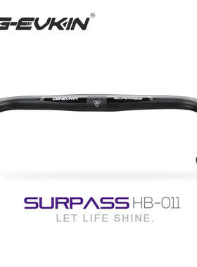 OG-EVKIN 全碳纤维自行车车把轻量版弯把单车把手36cm 38cm 40cm