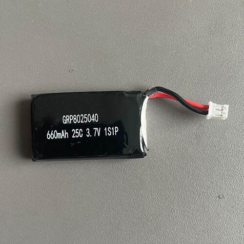 乐迪F121 F125无人机锂电池原厂配件3.7V 660毫安 1S充电电池