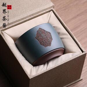 宜兴紫砂品茗杯茶杯主人杯纯手工名家吴春艳欢喜单杯功夫茶具可养