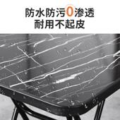 小桌子可叠桌家用简易圆折桌出租屋户外便携夜F97M87H6市餐摆摊吃