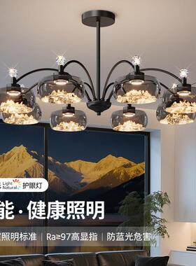 金山2025年新款意式极简客厅吊灯轻奢感简约现代大气led灯具