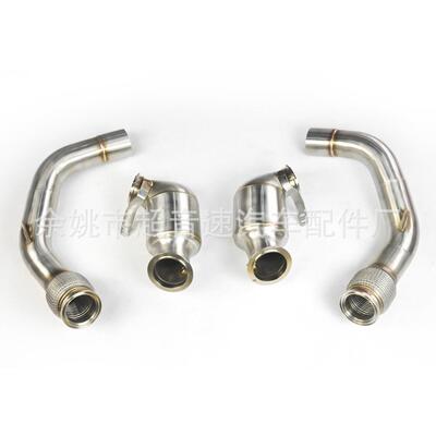 汽车排气管改装海外仓适用于BMWM5S63F90不锈钢进气歧管