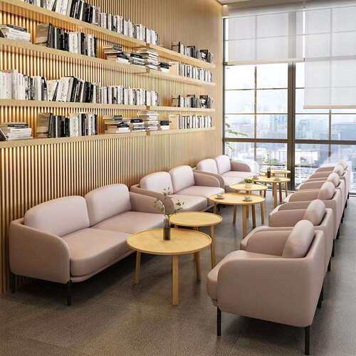 奶茶店沙发简约休息区工作室甜品店书吧接待洽谈休闲 咖啡厅桌椅