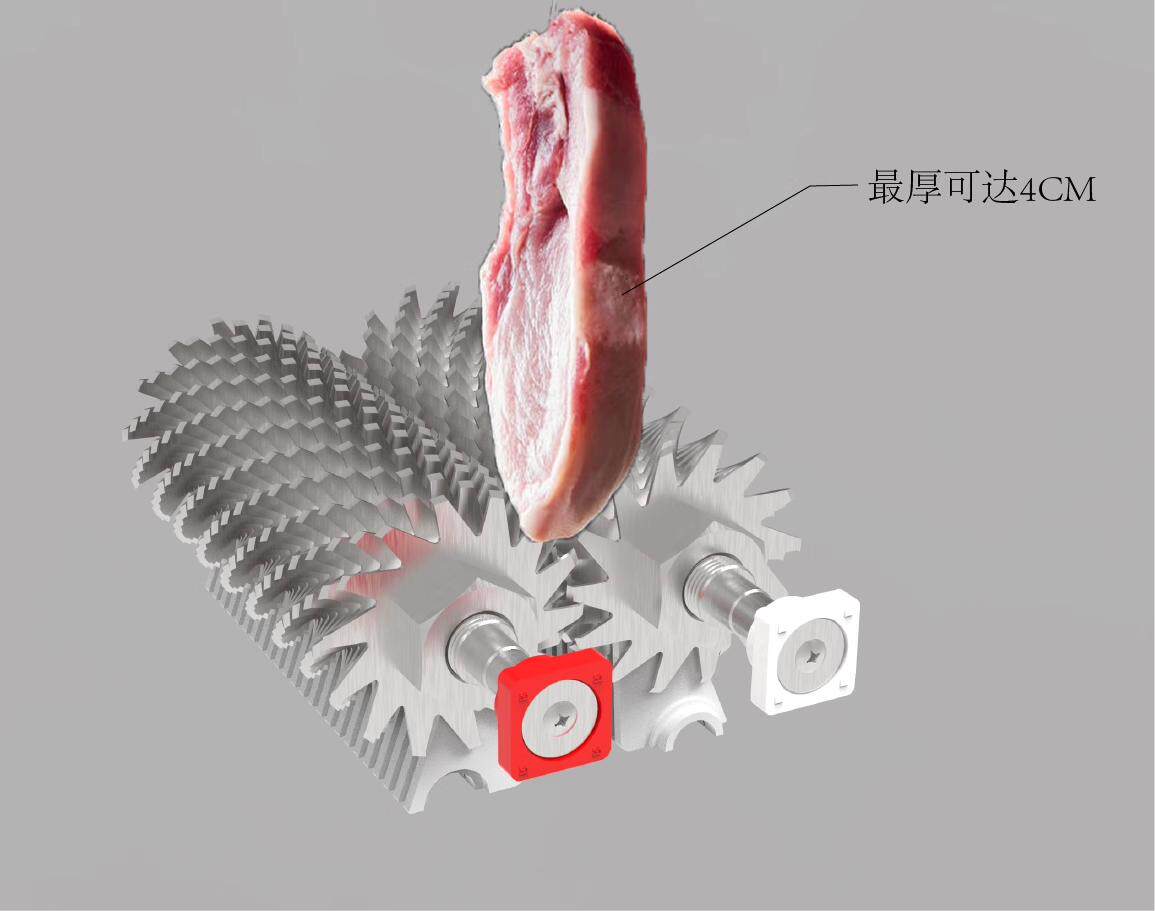 Тендер машины 肉排电动 松肉机商用嫩肉机打肉机不锈钢切肉机电动嫩化机松肉锤