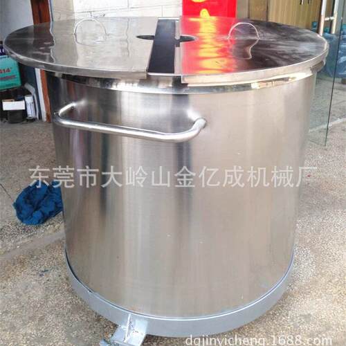 现货销售04不锈钢桶带盖 移动式分散桶 化工搅拌桶拉缸