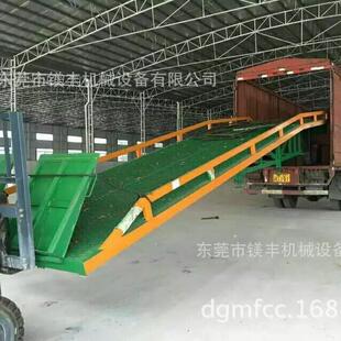 平湖叉车移动上货平台 宝安装卸货叉车登车桥 二手货柜车装卸平台
