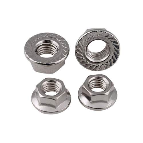 厂家销985售304不锈外六角法兰螺母DN6923I自带垫螺母5MM6M钢8M10