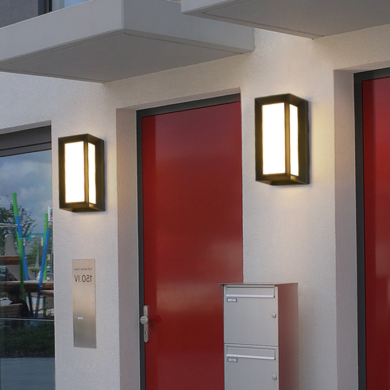 ledABS庭院灯壁灯简约户外壁灯