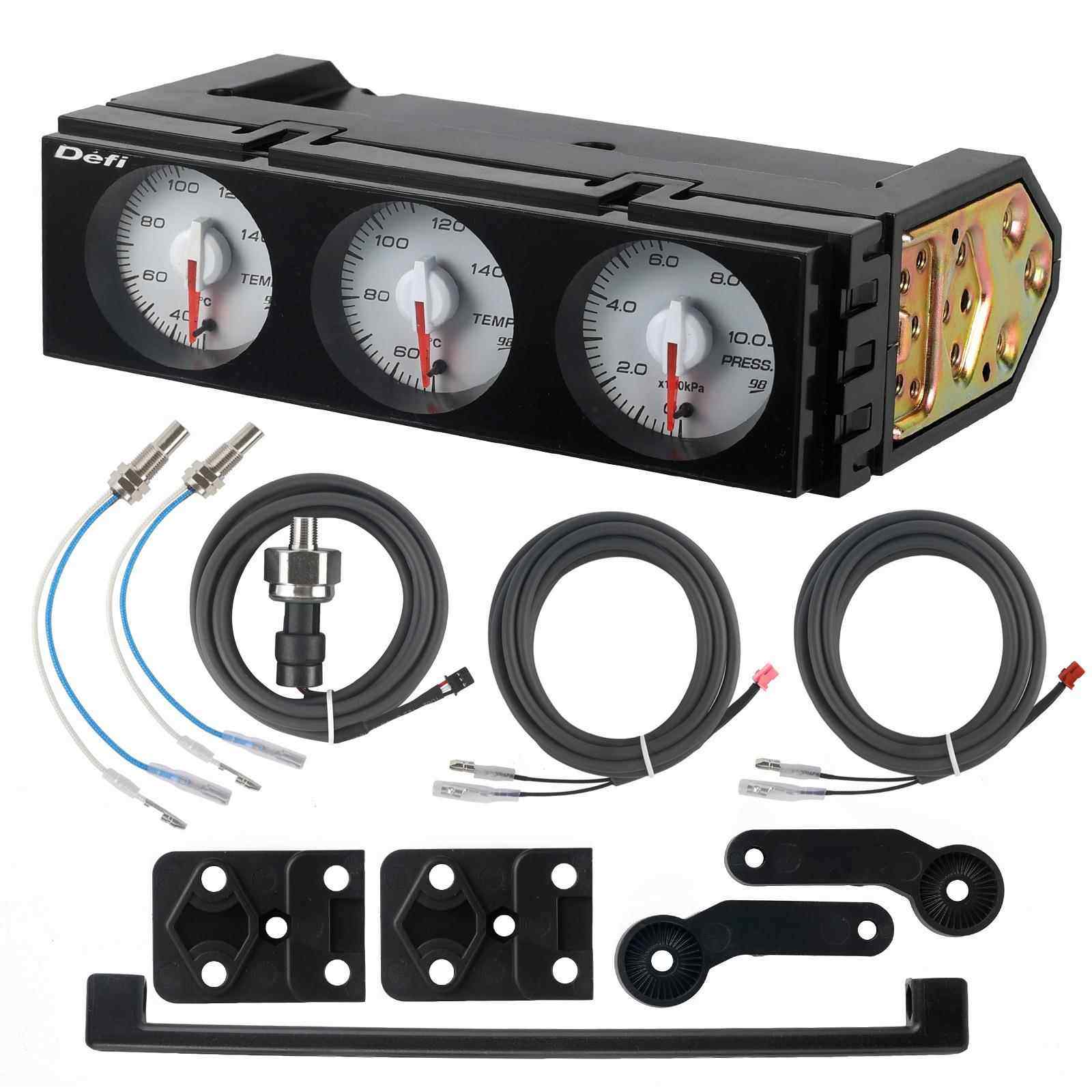 Defi  Gauge 汽车改装仪表水温油温油压涡轮压力表新款52mm机