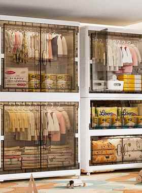 儿童衣RLM柜免安装宝宝衣服收纳柜儿专用简易婴储橱小衣家用置物