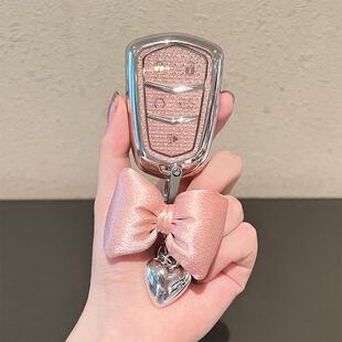 专用凯迪拉克钥匙套xt5汽车xts壳xt6扣atsl女士srx高级感ats全包