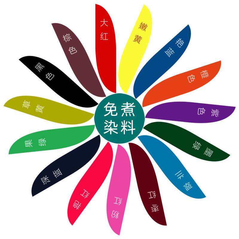 蜡染扎染手工印染染料冷染免煮活性染料棉麻丝染料20克装含助剂