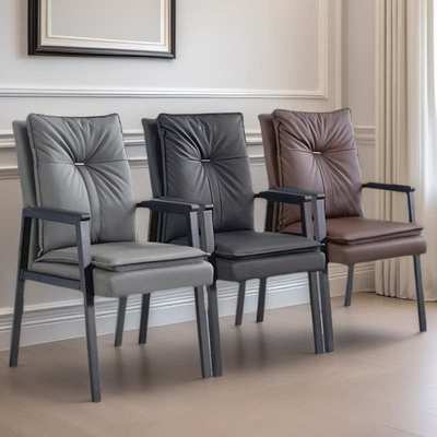 办公会议椅电脑椅职员椅会议室培训椅扶手钢架弓形椅棋牌室麻将椅