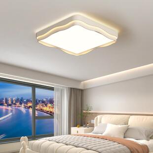 现代简约卧室灯主卧20吸25新款 极简朵灯奶油顶风女176花孩子房间