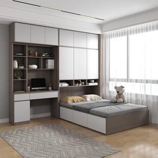 9室全实木儿 7K7榻榻米柜床多功能床一体组衣合床柜小户K型卧101