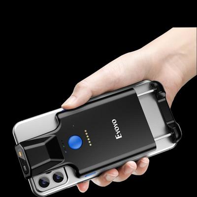 EYOYO手机背夹式蓝牙pda扫描枪一二维便携式无线扫码枪条形码仓库