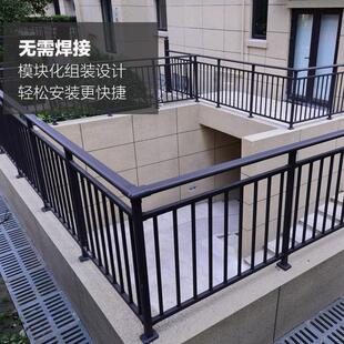 阳台护栏露台防护栏杆厂别墅铁艺镀锌钢围栏楼顶栅栏楼台楼梯扶手