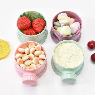 3Pcs/4Pcs Baby Formula Milk Storage Infant toddler Portable