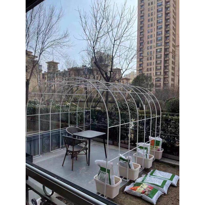 庭院爬藤架植物攀爬架丝瓜搭架户外葡萄架铁艺拱门花架室内花架子