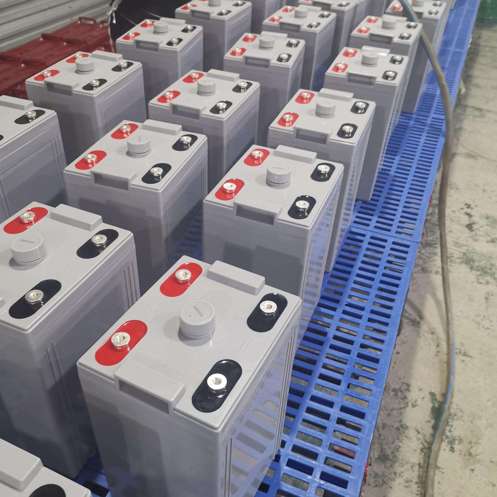 太阳能蓄电池2V400AH离网光伏家用储能电站电池AGM铅酸胶体电瓶